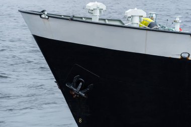 ULSTEINVIK, NORWAY - 22 Eylül. Çapalı gemi yayı.