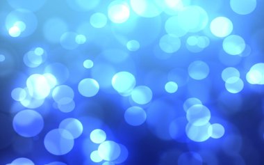 Bokeh beyaz mavi ışık arkaplanı.