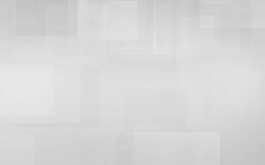 Soyut beyaz ve gri çokgen kare gradyan arkaplan. Konsept tasarım teknolojisi ve modern alanla. 3d resimleme.