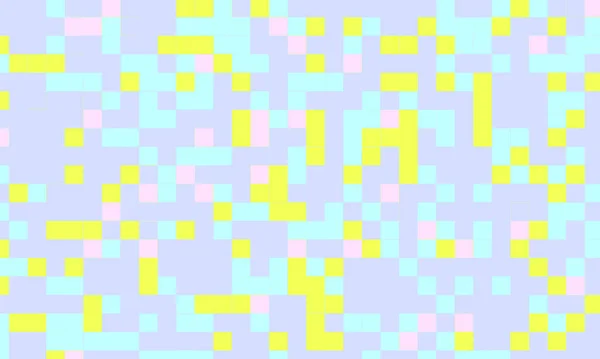 Abstrait Carré Pixel Mosaïque Fond Coloré Motif Géométrique Sans Couture — Photo