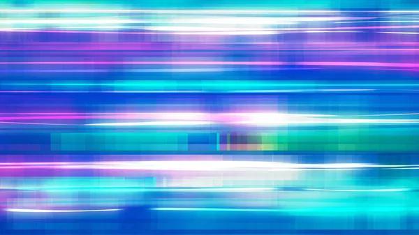 Abstract Digitaal Blauw Paarse Lijnen Snelheid Beweging Licht Achtergrond Tech Stockafbeelding