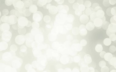 Beyaz ve gümüş soyut arkaplan arkaplan ve duvar kâğıdı Noel için bokeh ışıkları ile bulanık.
