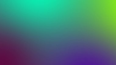 Soyut yeşil mavi ve mor yumuşak renkli arkaplan. Mobil uygulama için modern yatay tasarım.