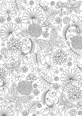 Yetişkin kitap sayfa boyama