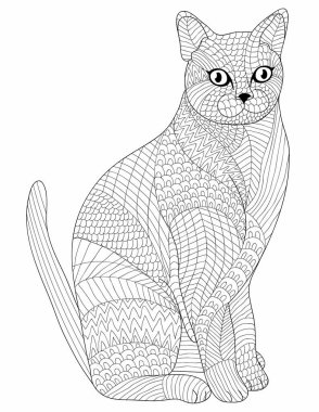 hayvan boyama kitabı sayfası