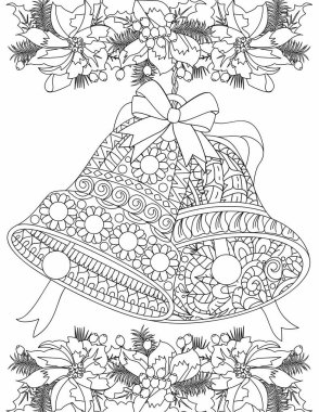 Noel boyama kitabı sayfası