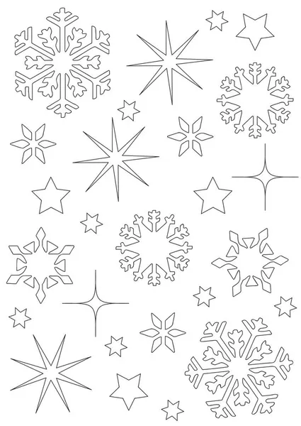Christmas Coloring Page Kids — Stock Vector