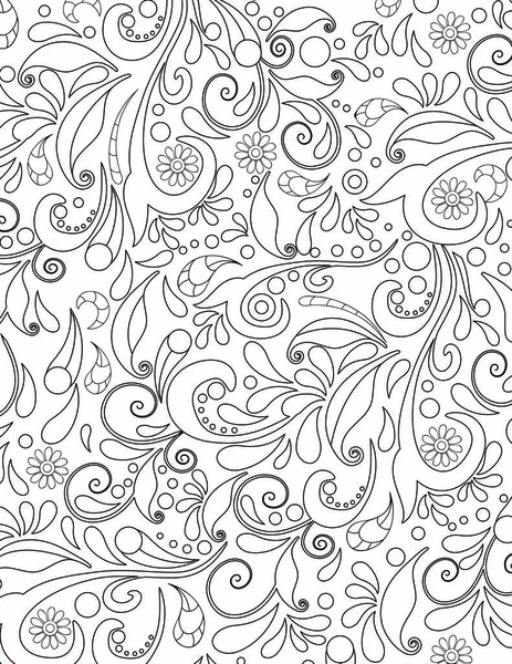 Butterfly Coloring Page Adult — Vetor de Stock