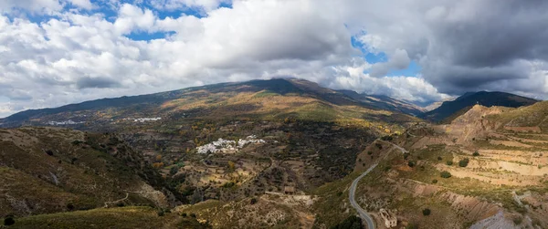 Sierra Nevada Bergen Provincie Granada Spanje Zijn Verschillende Dorpen Berghelling — Stockfoto