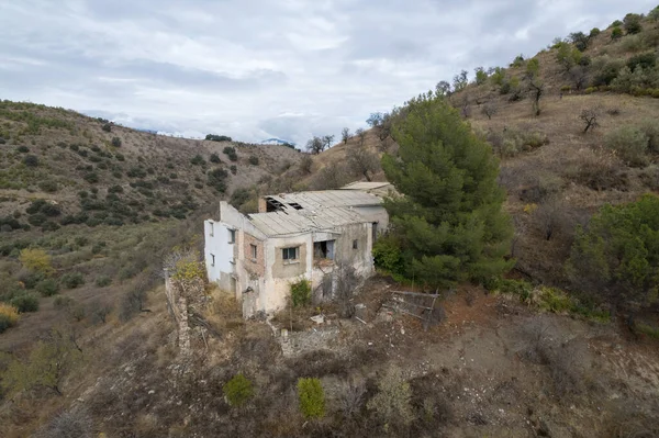 Régi Vidéki Ház Egy Hegyvidéki Területen Dél Granada Spanyolországban Vannak — Stock Fotó