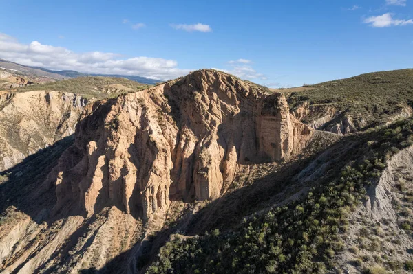 Ορεινό Τοπίο Στη Νότια Ισπανία Είναι Μια Απότομη Περιοχή Υπάρχουν — Φωτογραφία Αρχείου
