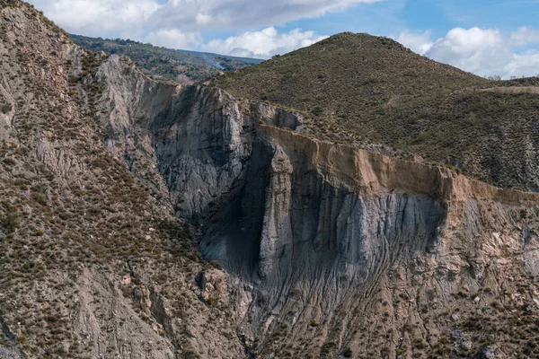 Terrain Escarpé Dans Sud Grenade Est Une Zone Aride Des — Photo