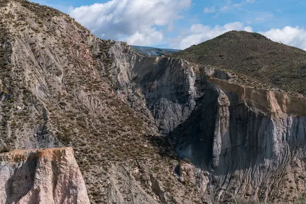 Terrain Escarpé Dans Sud Grenade Est Une Zone Aride Des — Photo