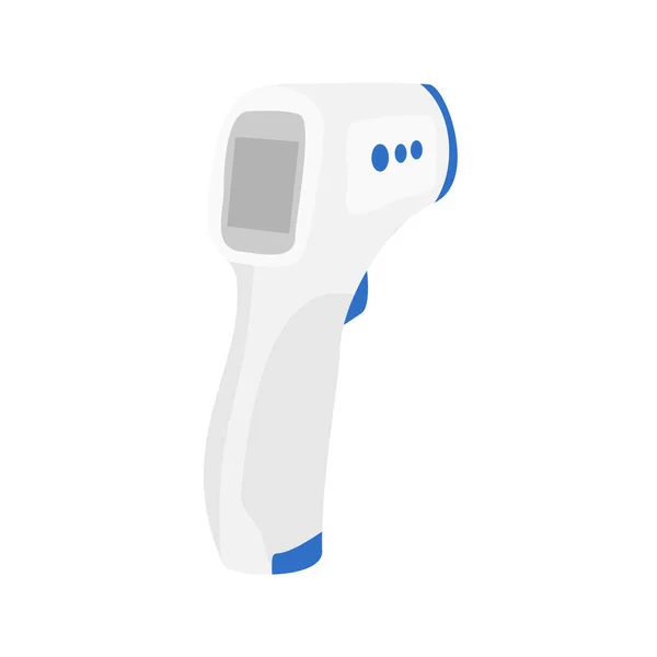 Thermometer Pistool Medisch Digitaal Non Contact Infrarood Temperatuurmeetapparaat Geïsoleerd Witte — Stockfoto