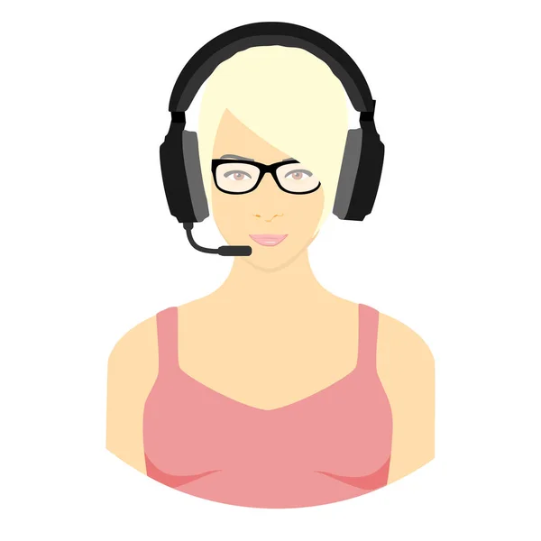 Wie Kann Ich Ihnen Helfen Schöne Callcenter Mitarbeiter Mit Kopfhörern — Stockfoto