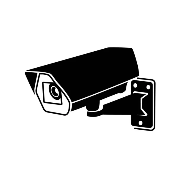 Megfigyelő Kamera Ikon Biztonsági Kamera Raszter Illusztráció — Stock Fotó