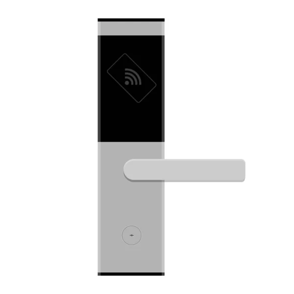 Έξυπνο σύστημα κλειδώματος πόρτας με κάρτα στο ξενοδοχείο. — Φωτογραφία Αρχείου