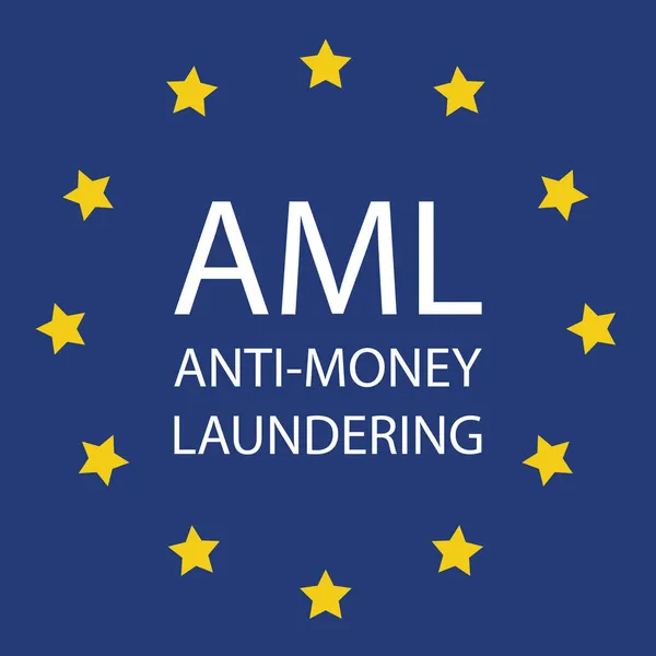 Aml Pénzmosás Elleni Küzdelem Európai Unió Koncepciójában Küzdelem Illegális Pénzáramlás — Stock Fotó
