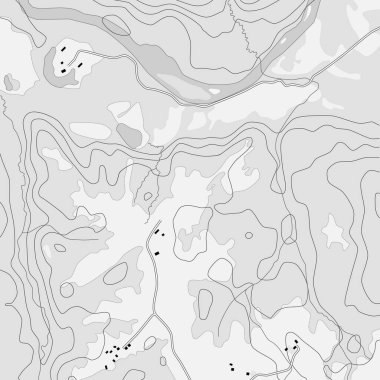 Topografik harita arkaplanı. Topografik harita çizgileri, çevre çizgileri. Coğrafi. raster