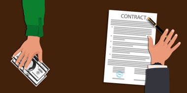 İş dünyasının yasadışı parasında sahtekarlık yapan işadamı, iş adamlarına yatırım, rüşvet ve yolsuzluk anlaşmasını başarılı kılmak için zarf içinde rüşvet alıyor.