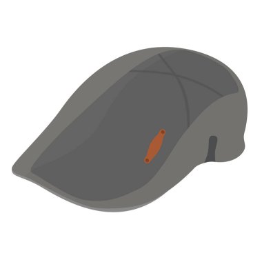 Düz doruk noktası beyaz arkaplanda izole edilmiş, raster.