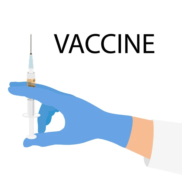 Bekämpa Covid Virus Som Vaccineras Dags Att Vaccinera Konceptet Stoppa — Stockfoto