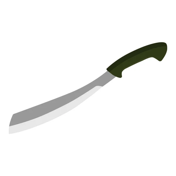 Machete Vector Aislado Sobre Fondo Blanco — Archivo Imágenes Vectoriales