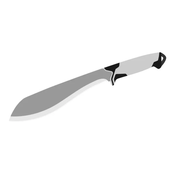 Machete Vector Aislado Sobre Fondo Blanco — Archivo Imágenes Vectoriales