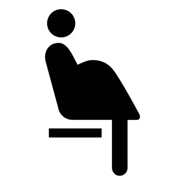 Icono Prioridad Para Embarazadas Prioridad Asiento Para Embarazadas Vector — Vector de stock