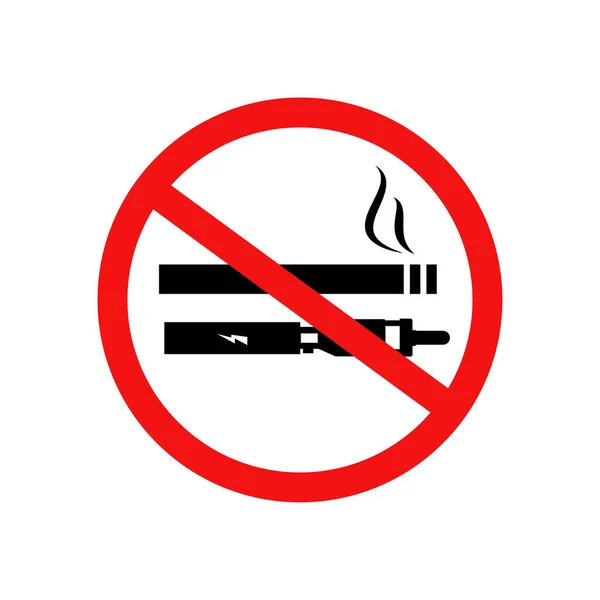 No smoking, no vaping sign. raster — Stock Photo, Image