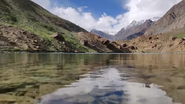 Deepak Tal Lake Himachal Pradesh Lovely Picturesque Lake Right Manali — Stok video