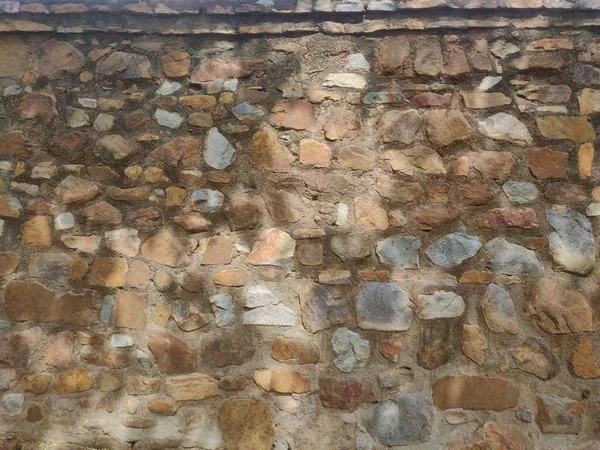 Historical Brick Wall Feroz Shah Kotla Kotla Fortress — 图库照片