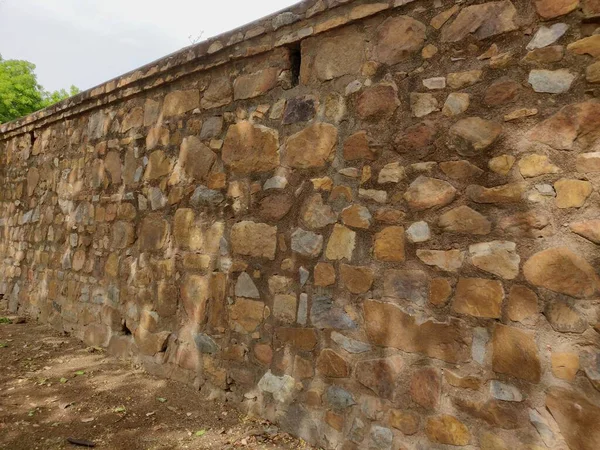 Historical Brick Wall Stone Wall — 图库照片