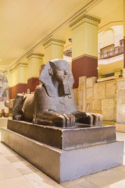 Mısır 'ın Kahire kentindeki Mısır Müzesi' nde dünyaca ünlü antik sergiler