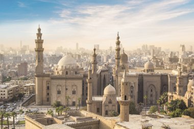 Mısır, Kahire 'deki Sultan Hasan' ın Cami-Madrasa manzarası güzelmiş.