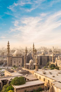 Mısır, Kahire 'deki Sultan Hasan' ın Cami-Madrasa manzarası güzelmiş.