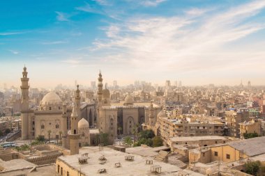 Mısır, Kahire 'deki Sultan Hasan' ın Cami-Madrasa manzarası güzelmiş.