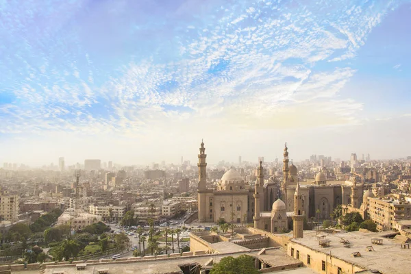 Bela Vista Mesquita Madrassa Sultão Hassan Cairo Egito — Fotografia de Stock