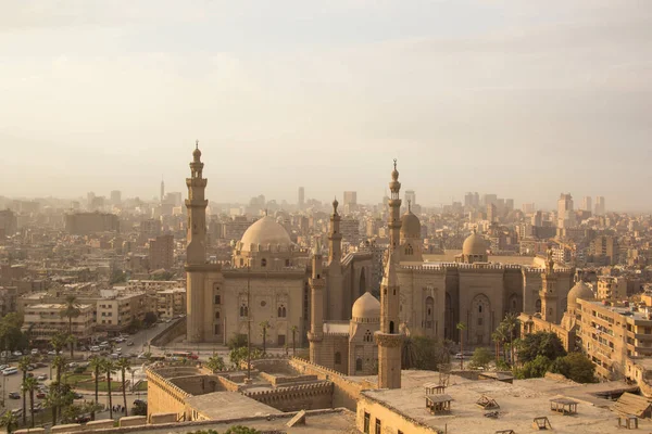 Красивый Вид Мечеть Султана Хасана Каире Египет — стоковое фото