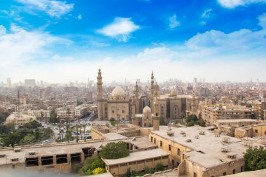 Mısır, Kahire 'deki Sultan Hasan' ın Cami-Madrasa manzarası güzelmiş.