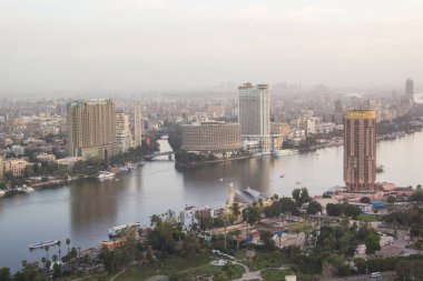 Kahire Kulesi, Mısır 'dan Kahire' nin merkezinin güzel manzarası.