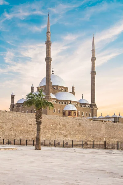 Mezquita Muhammad Ali Corazón Ciudadela Cairo Egipto — Foto de Stock