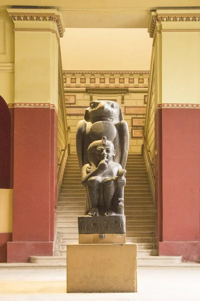 Каир Эгипт Декабря 2021 Всемирно Известные Древние Экспонаты Египетском Музее — стоковое фото