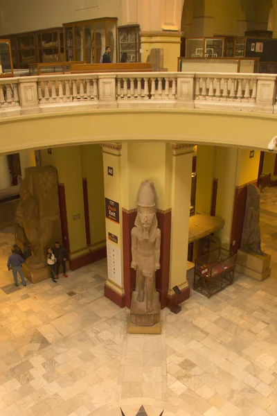 Cairo Egypt December 2021 Världsberömda Antika Utställningar Egyptiska Museet Kairo — Stockfoto