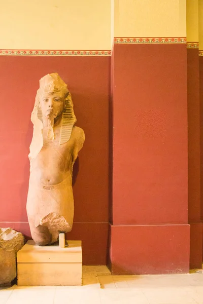 Cairo Egito Dezembro 2021 Exposições Antigas Mundialmente Famosas Museu Egípcio — Fotografia de Stock