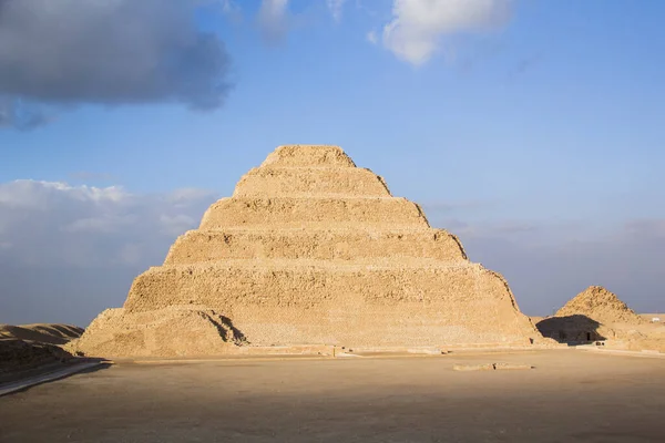 Pyramiden Djoser Eller Djeser Och Zoser Eller Steg Pyramid Saqqara — Stockfoto