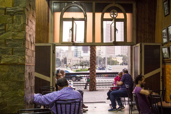 이집트 카이로 중앙에 카페의 — 스톡 사진