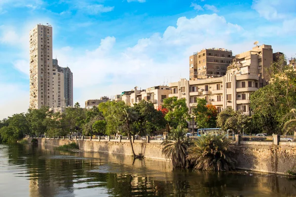 Beautiful View Nile Embankment Center Cairo Egypt — Stock Photo, Image