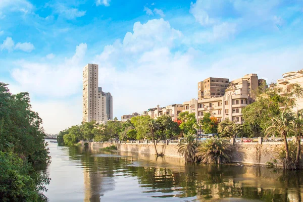 Beautiful View Nile Embankment Center Cairo Egypt — Stock Photo, Image