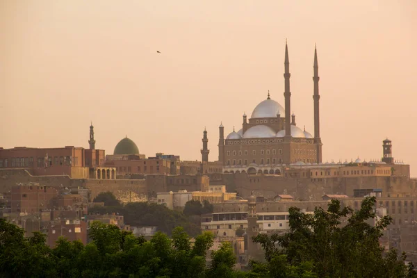 Мечеть Мухаммеда Али Самом Сердце Цитадели Каире Египет — стоковое фото